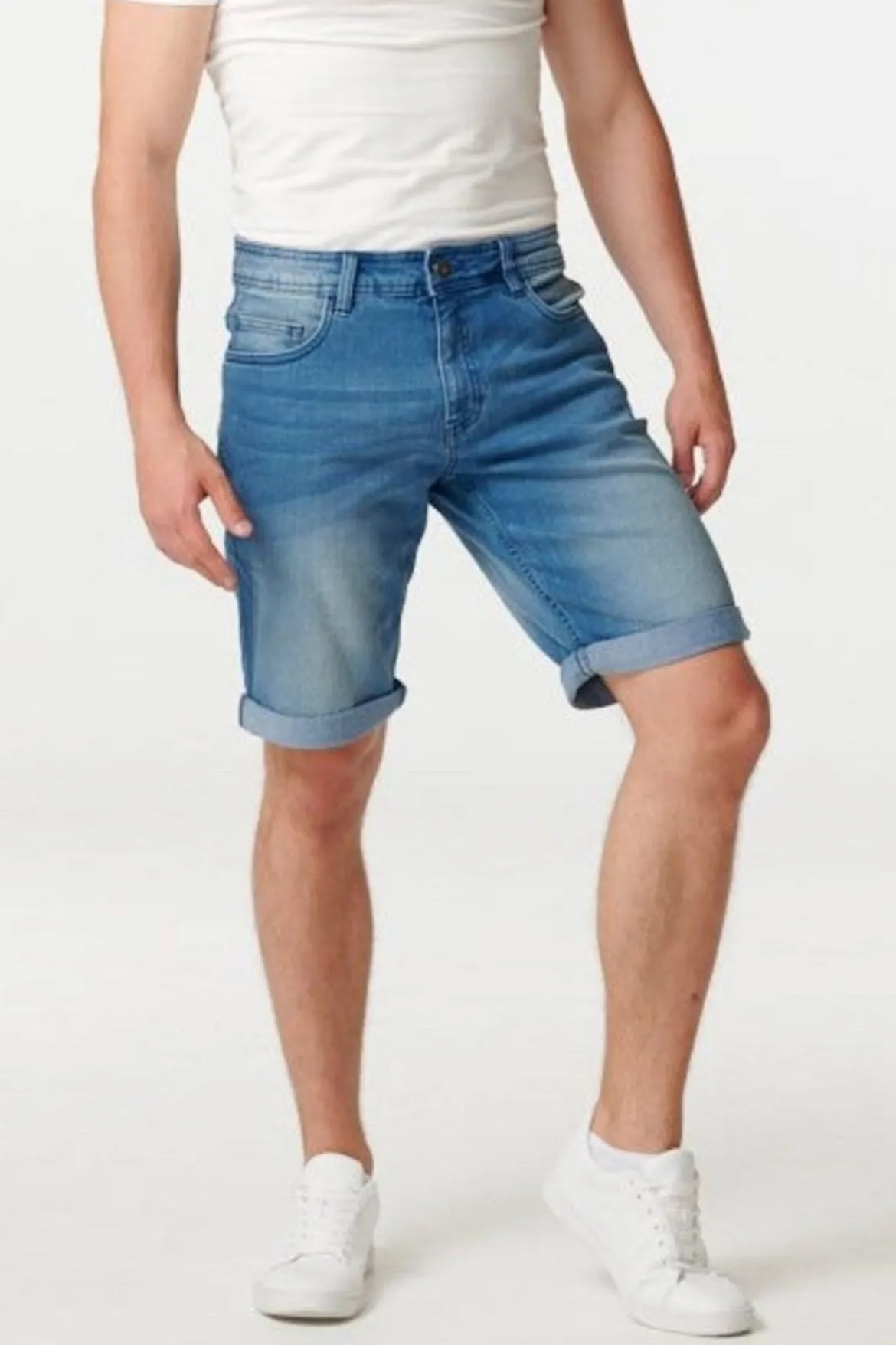 Denim Shorts - Blå