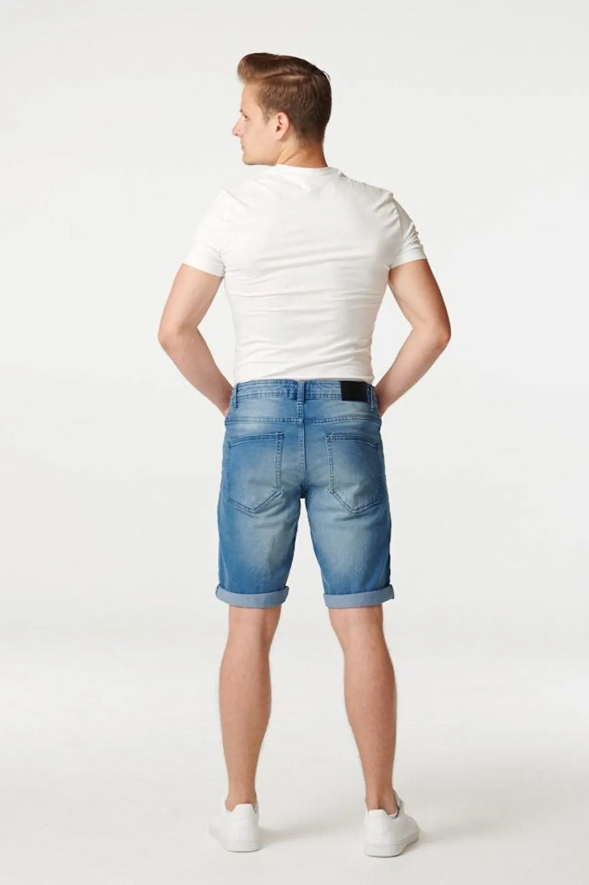 Denim Shorts - Blå