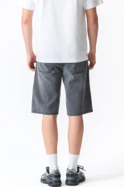 Denim Shorts Loose - Grå