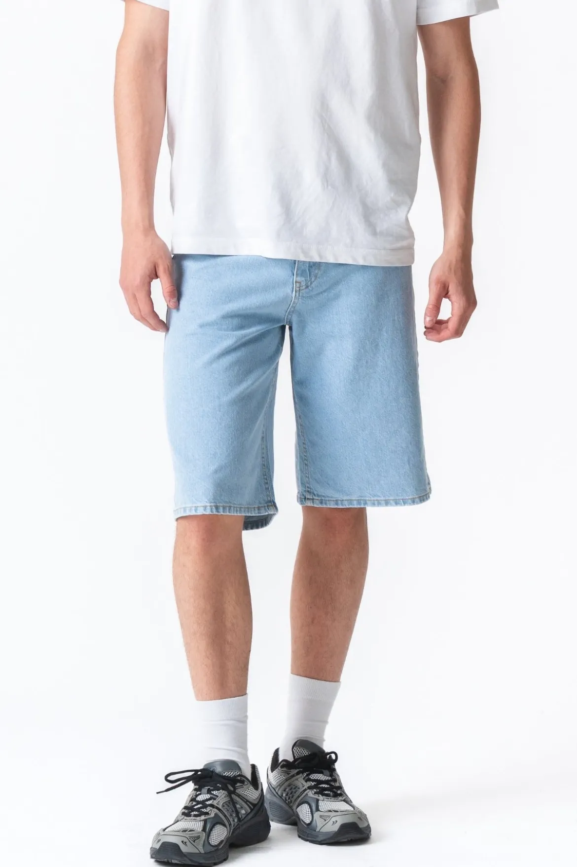 Denim Shorts Loose - Lyseblå