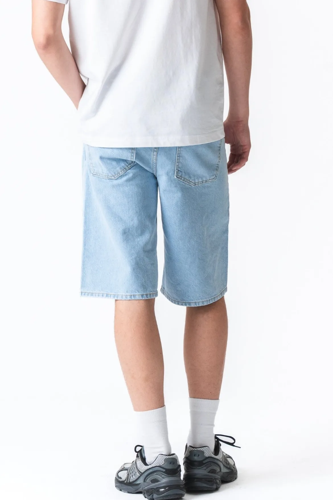 Denim Shorts Loose - Lyseblå