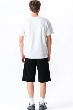 Denim Shorts Loose - Solid Black
