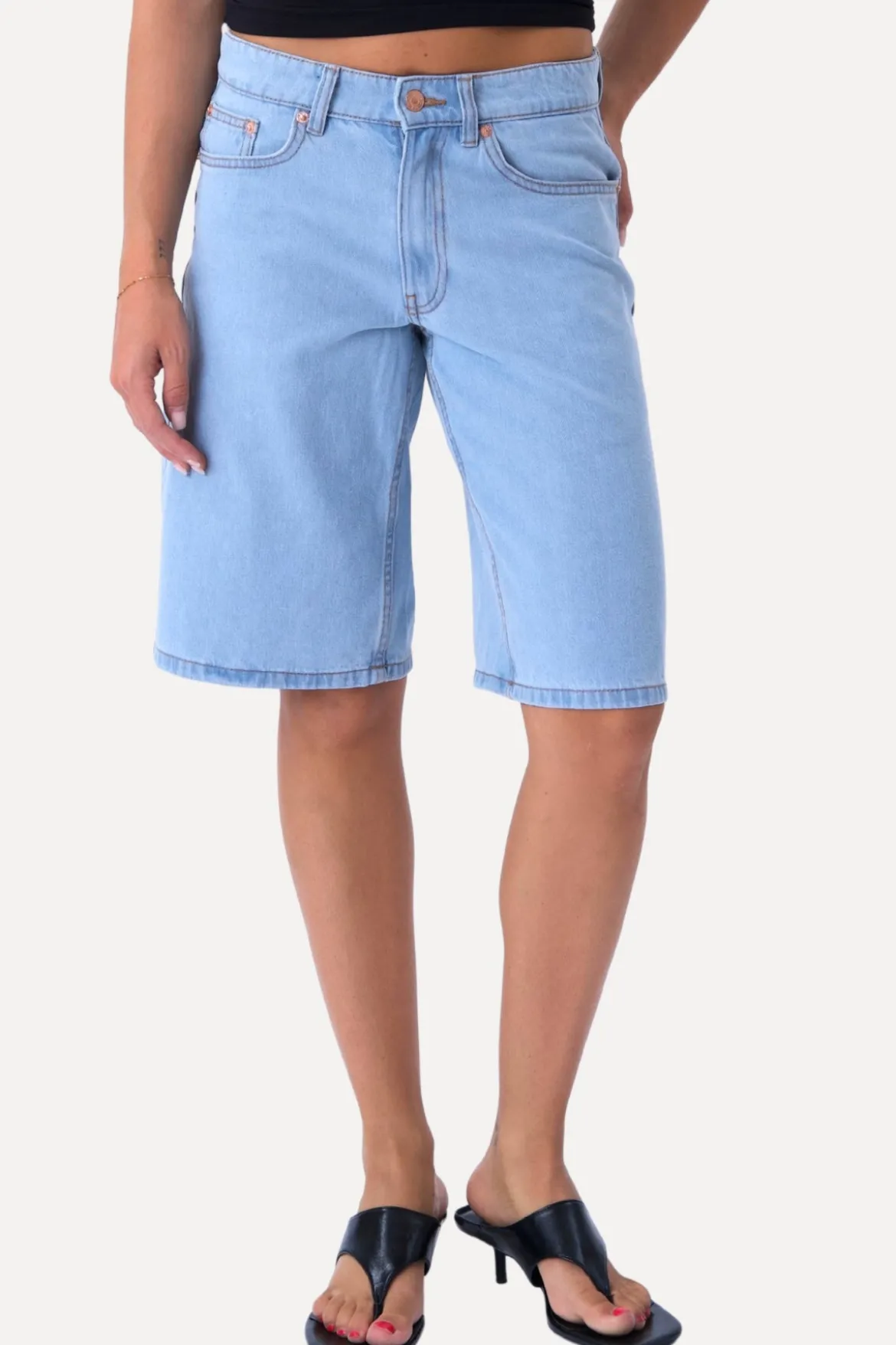 Denim Shorts - Lyseblå