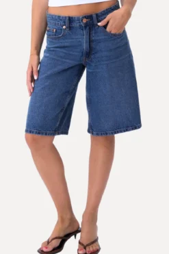 Denim Shorts - Medium Blue Denim