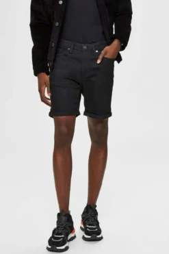 Denim Shorts - Sort