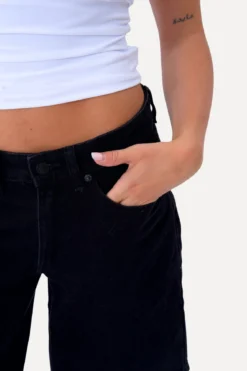 Denim Shorts - Sort