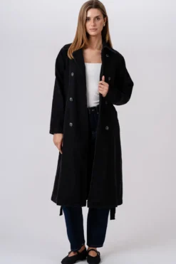 Denim Trenchcoat - Antracit