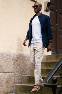 Den Originale Performance Oxford Skjorte - Navy