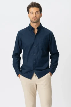 Den Originale Performance Oxford Skjorte - Navy