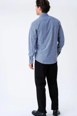 Den Originale Premium Performance Skjorte - Hvid/Navy