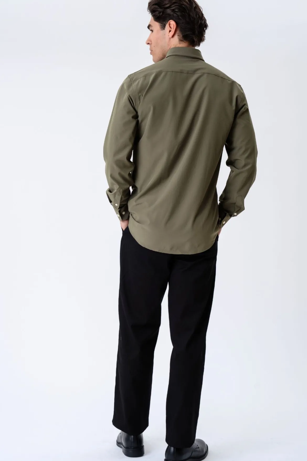 Den Originale Premium Performance Skjorte - Olive