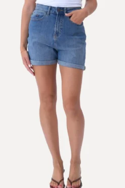 De Originale Performance Denim Shorts - Medium Blå Denim (Kvinde)
