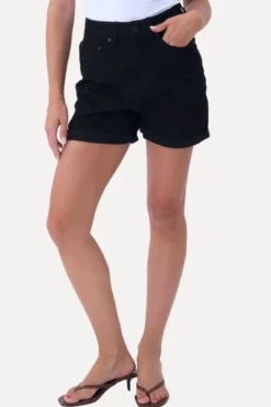 De Originale Performance Denim Shorts - Sort Denim (Kvinde)