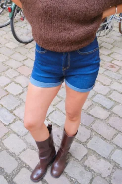 De Originale Performance Denim Shorts - Mørkeblå Denim