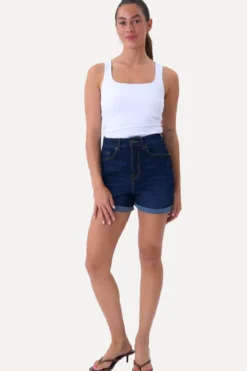 De Originale Performance Denim Shorts - Mørkeblå Denim
