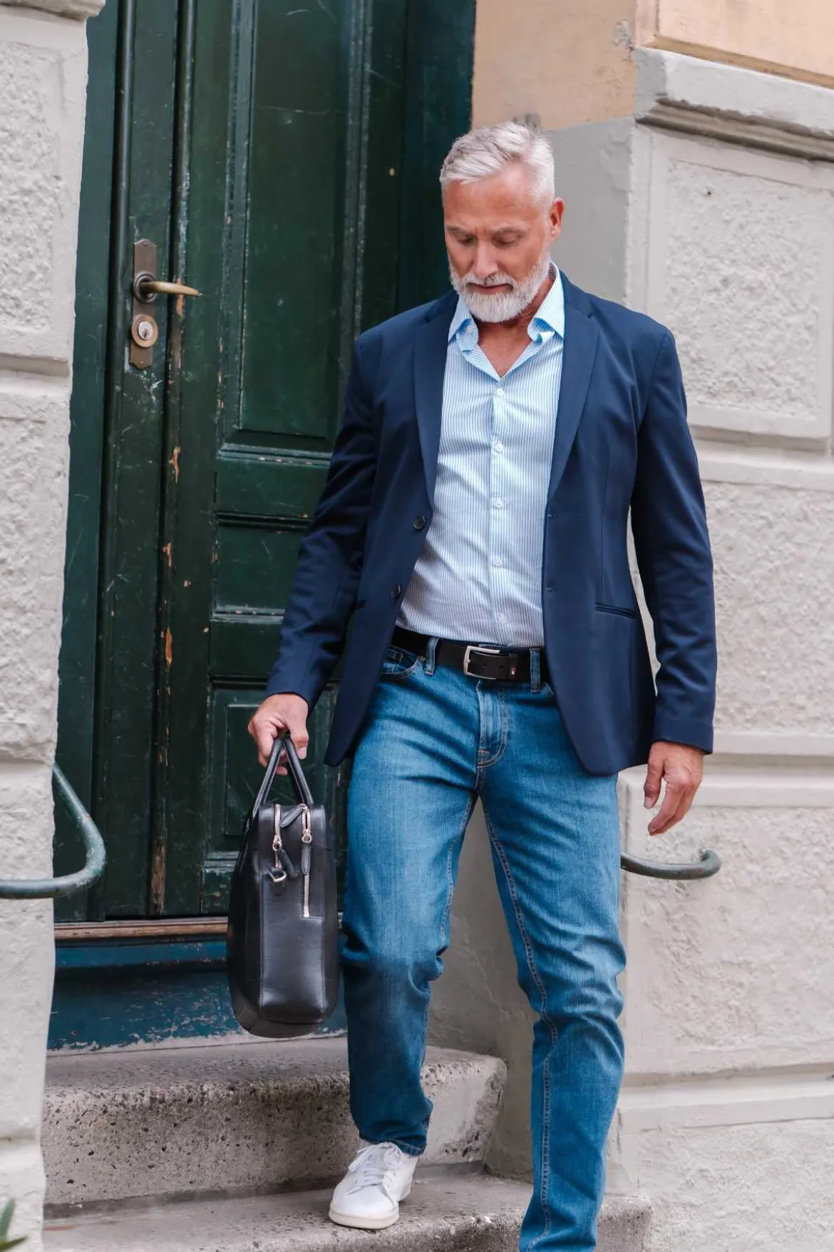 De Originale Performance Jeans (Regular) - Medium Blue Denim