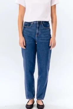 De Originale Performance Mom Jeans - Medium Blue Denim