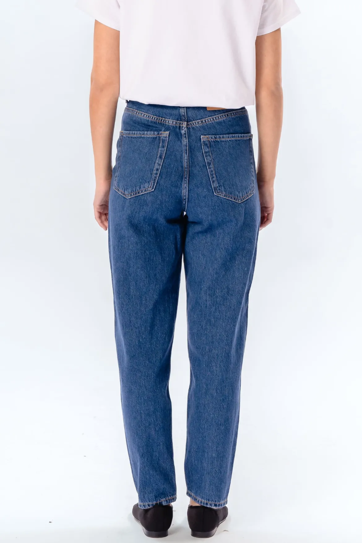 De Originale Performance Mom Jeans - Medium Blue Denim