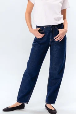 De Originale Performance Mom Jeans - Dark Blue Denim