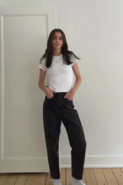 De Originale Performance Mom Jeans - Black Denim