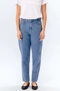 De Originale Performance Mom Jeans - Light Blue Denim