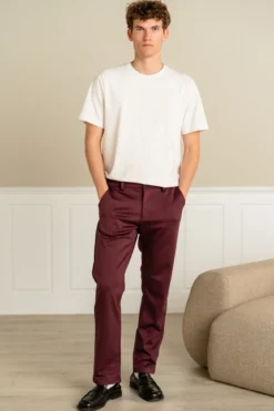 De Originale Performance Pants (Regular) - Burgundy