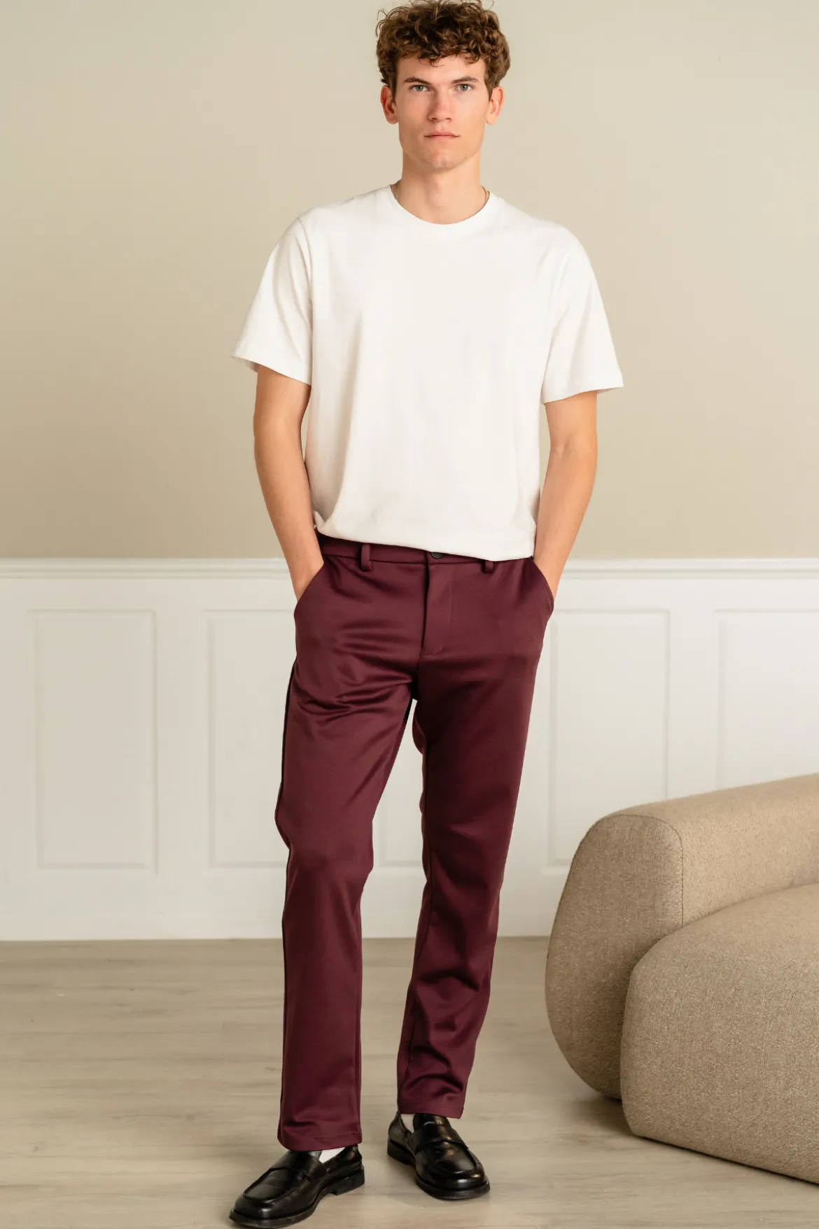 De Originale Performance Pants (Regular) - Burgundy