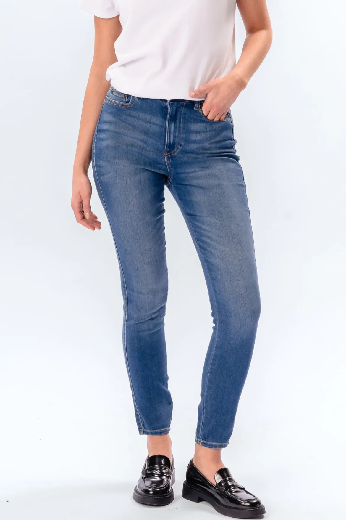 De Originale Performance Skinny Jeans - Light Blue Denim