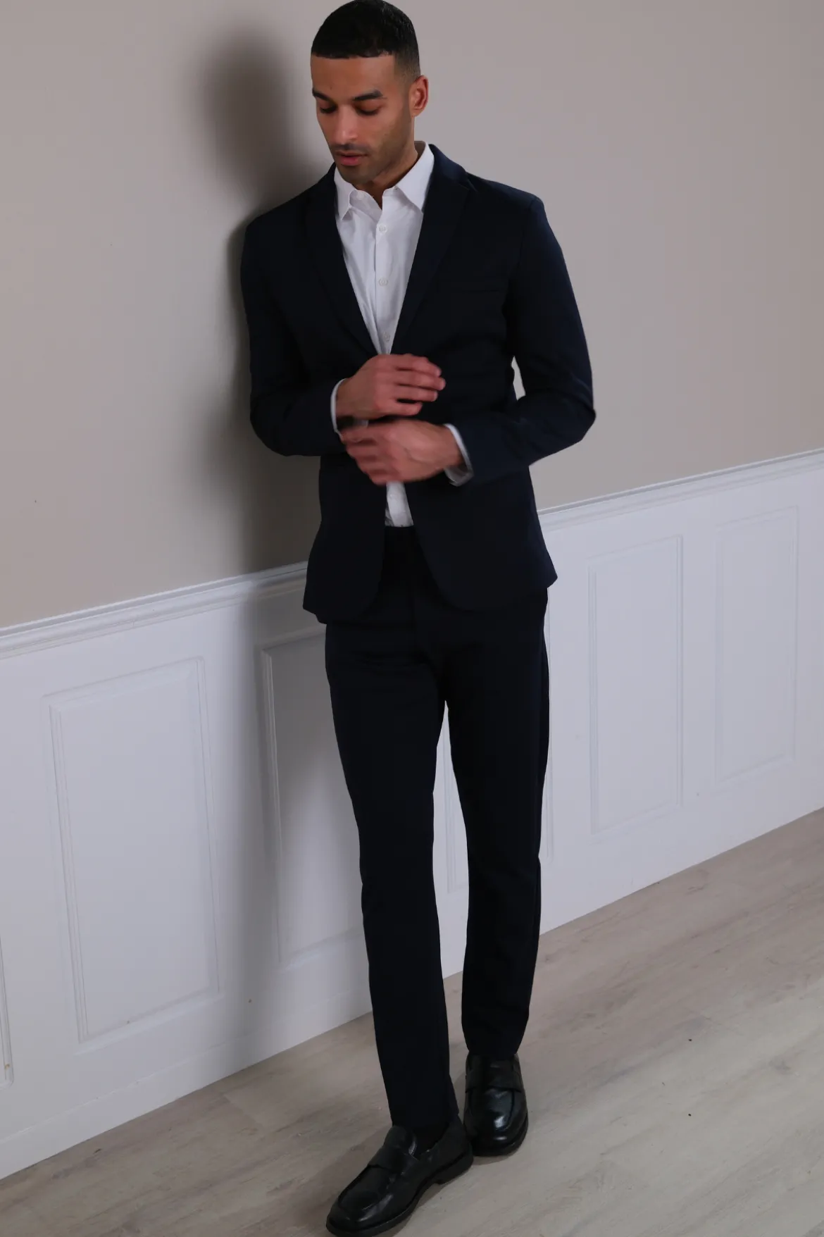 Det Originale Performance Jakkesæt Regular fit - Sort