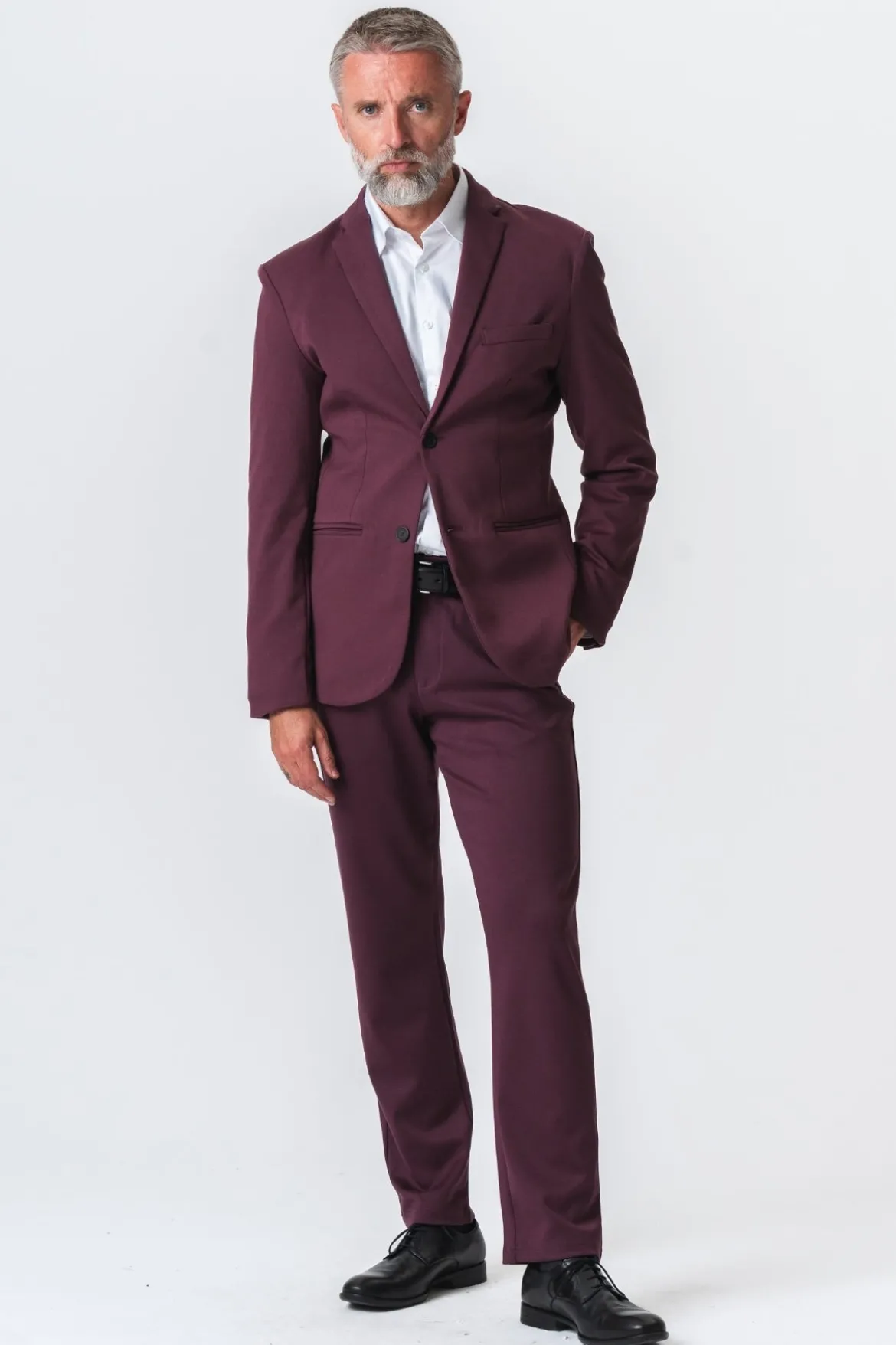 Det Originale Performance Jakkesæt Regular fit - Burgundy