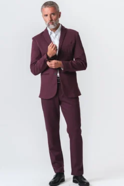 Det Originale Performance Jakkesæt Regular fit - Burgundy