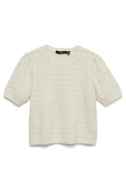 Doffy Stitch O-Neck Pullover - Birch Melange