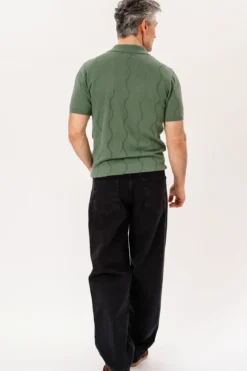 Duran Strik Polo - Grøn