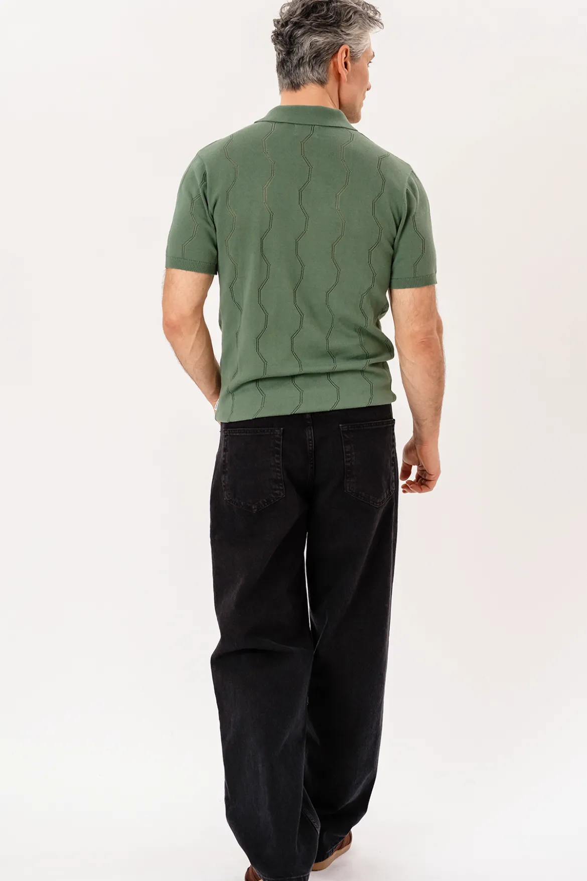 Duran Strik Polo - Grøn
