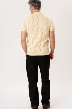 Duran Strik Polo - Sand