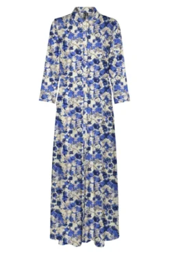 Elly 3/4 Skjortekjole - Nautical Blue