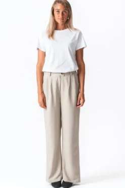 Emma Bukser Loose - Beige