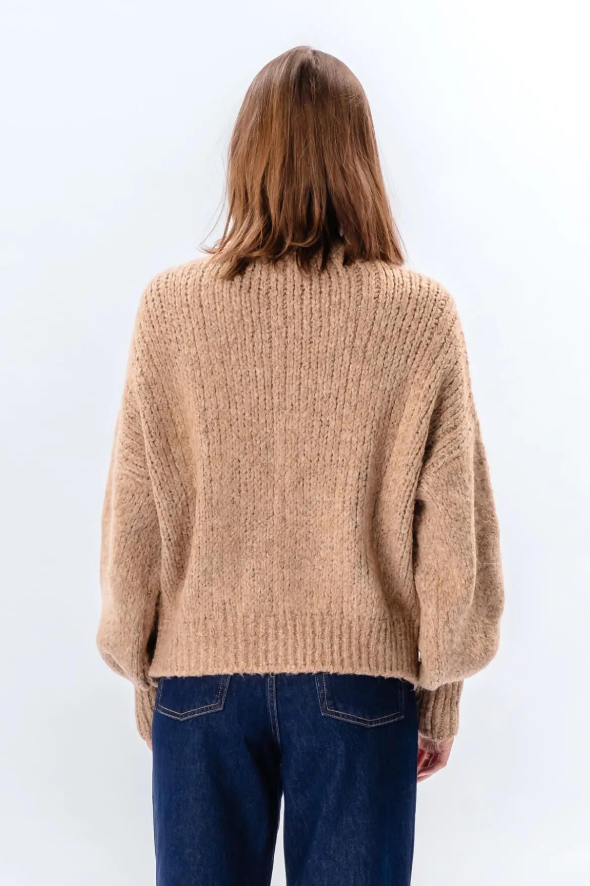 Emma Cable Knit - Beige