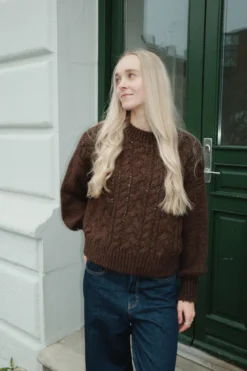Emma Cable Knit - Chokolade