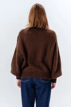 Emma Cable Knit - Chokolade