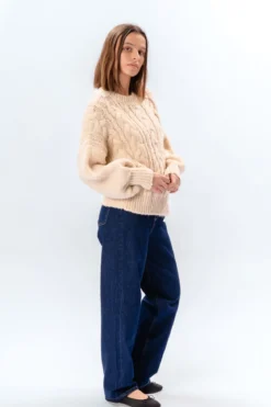 Emma Cable Knit - Off White