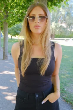 Emma Solbriller - Transparent-Grøn