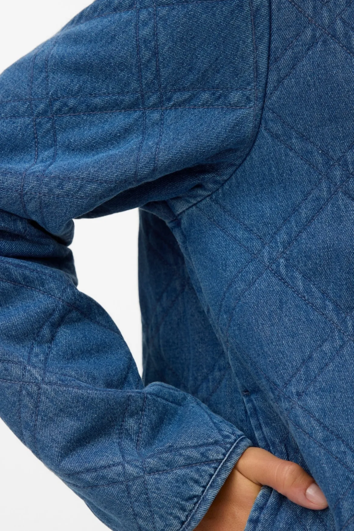 Era Vatteret Jakke - Medium Blue Denim