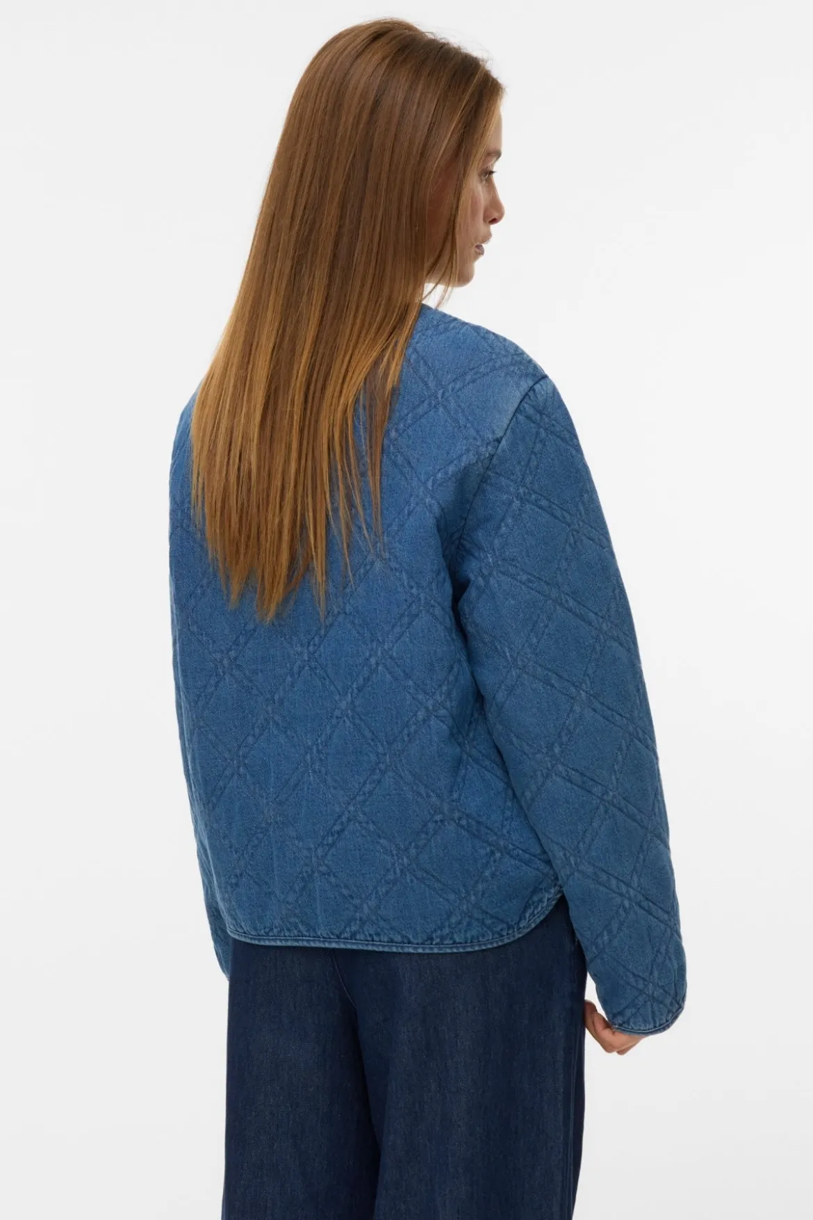 Era Vatteret Jakke - Medium Blue Denim