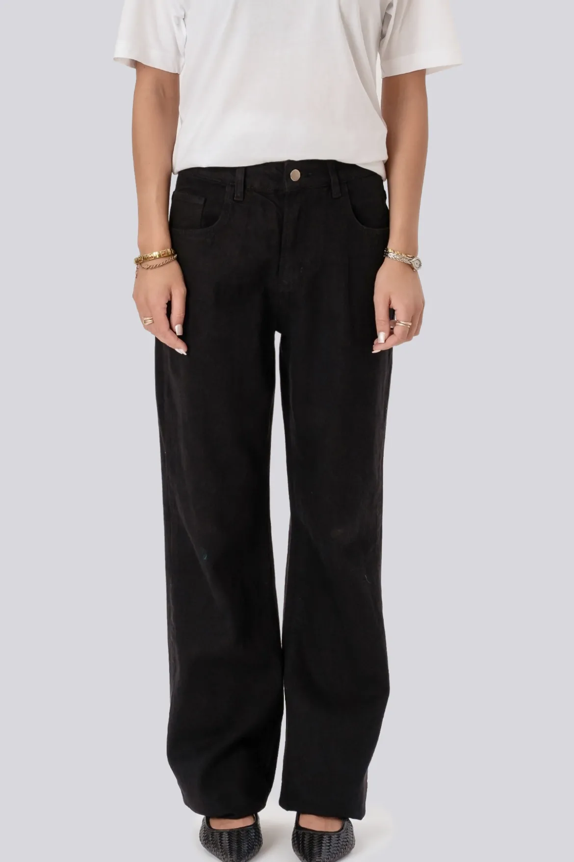 Erica Loose Jeans - Sort
