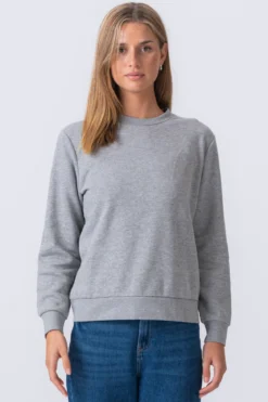 Essential Crewneck - Grå Melange