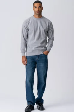 Essential Crewneck - Grå Melange