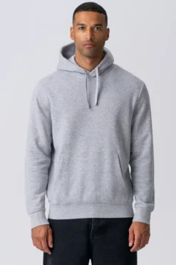 Essential Hoodie - Gråmeleret