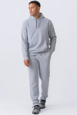 Essential Hoodie - Gråmeleret
