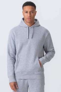 Essential Hoodie - Gråmeleret